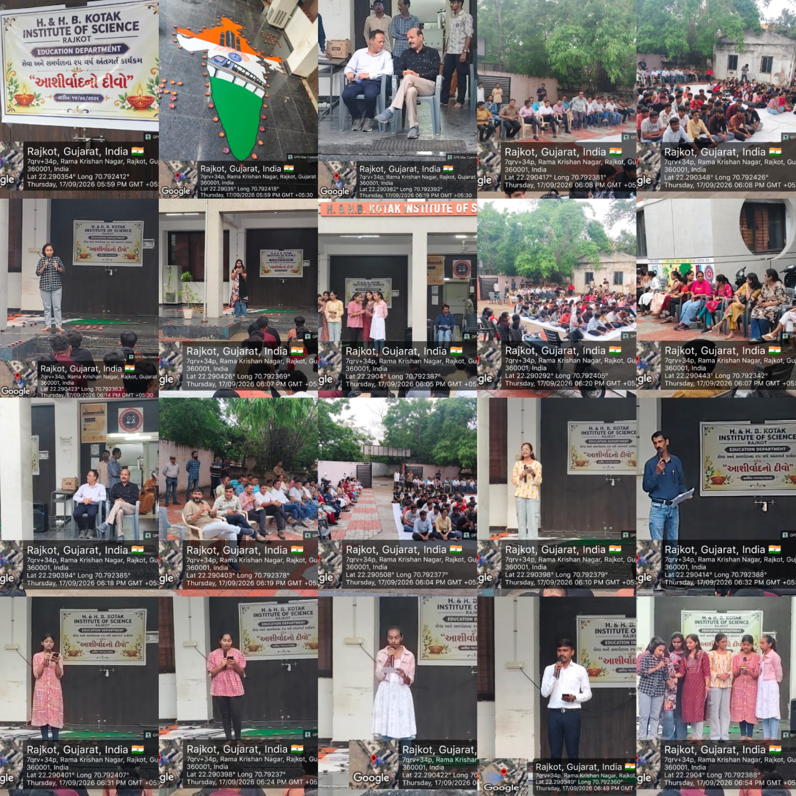 'Aashirwad na Divda' (Lamps of Blessings) program,